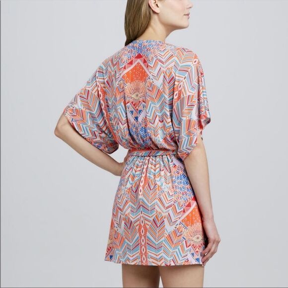 Mara Hoffman xs colorful palms print dress - Picture 2 of 8